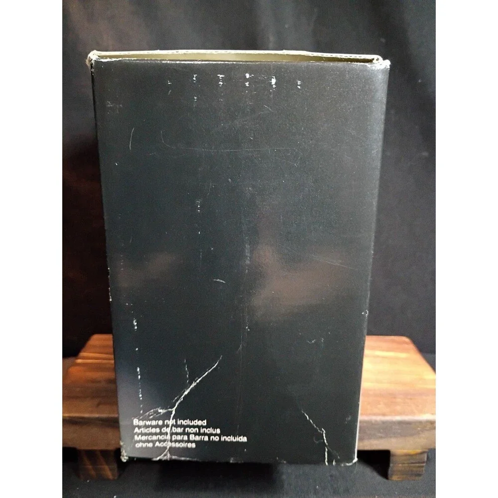 Mikasa Diamond Fire Crystal Decanter WY247/542 Japan NIB Whisky Bourbon Tags